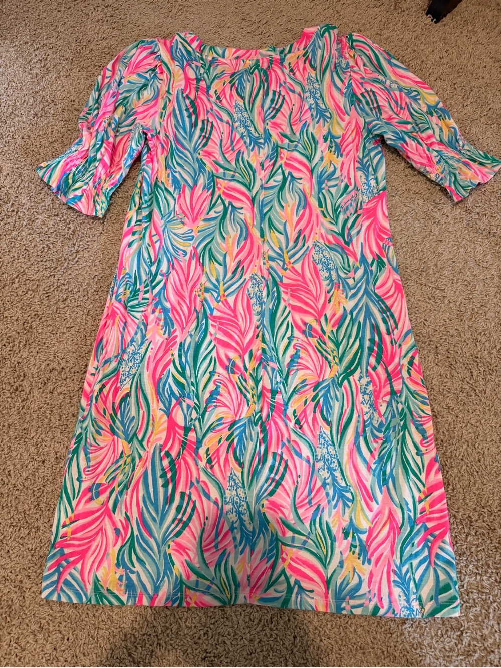 Lilly Pulitzer Adley Short Sleeve Mini Dress - Picture 4 of 5